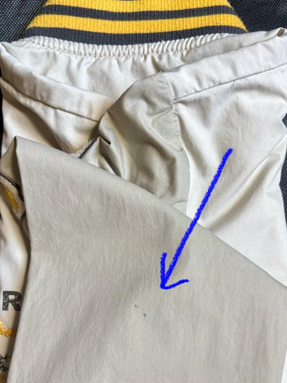 Converse Kids Cream Jacket with Yellow & Gray Trim